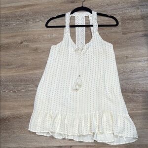 ILLA ILLA Size Small Cream Midi Dress